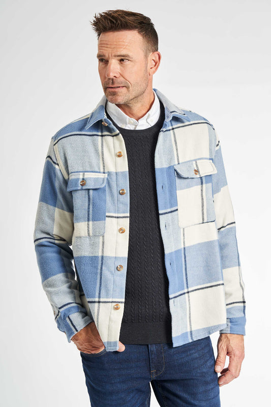 Overshirt 'Middelfart' - Coronet Blue