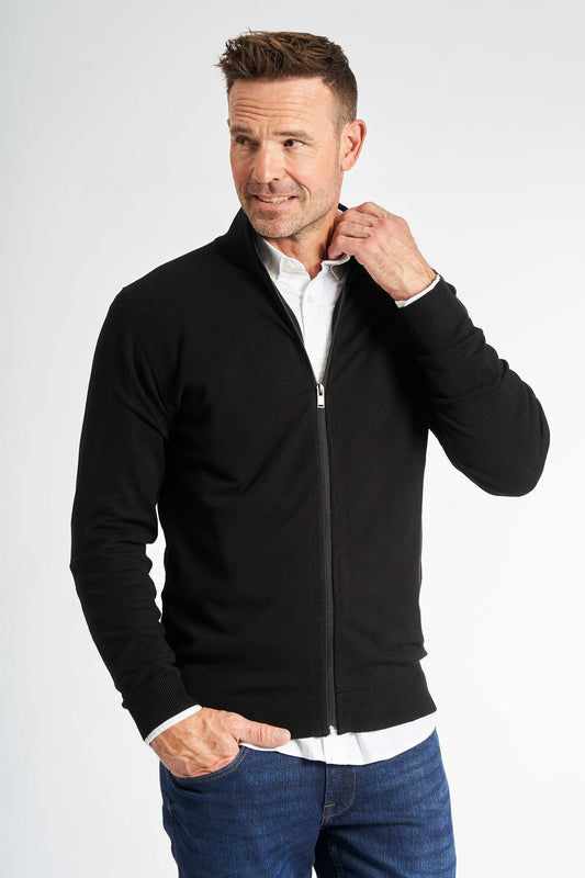 Cardigan Strik 'Gandrup' - Black