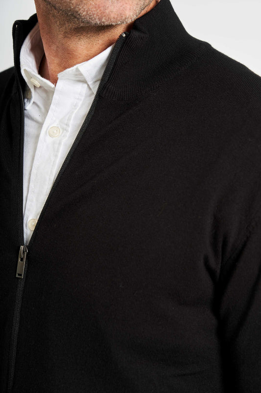 Cardigan Strik 'Gandrup' - Black