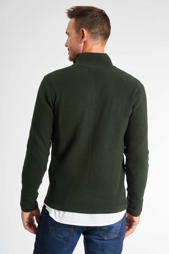 Strik Cardigan 'Ebberup' - Hunter Green