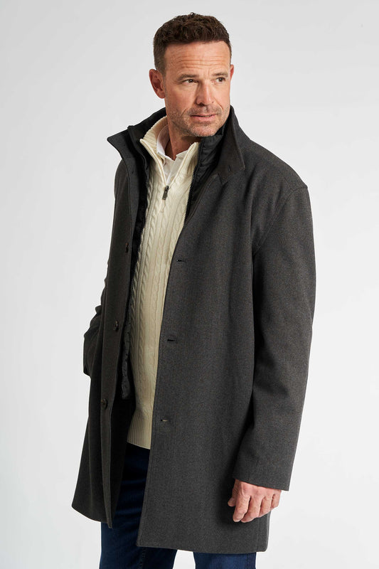 Frakke 'Outrup' - Anthracite Mix