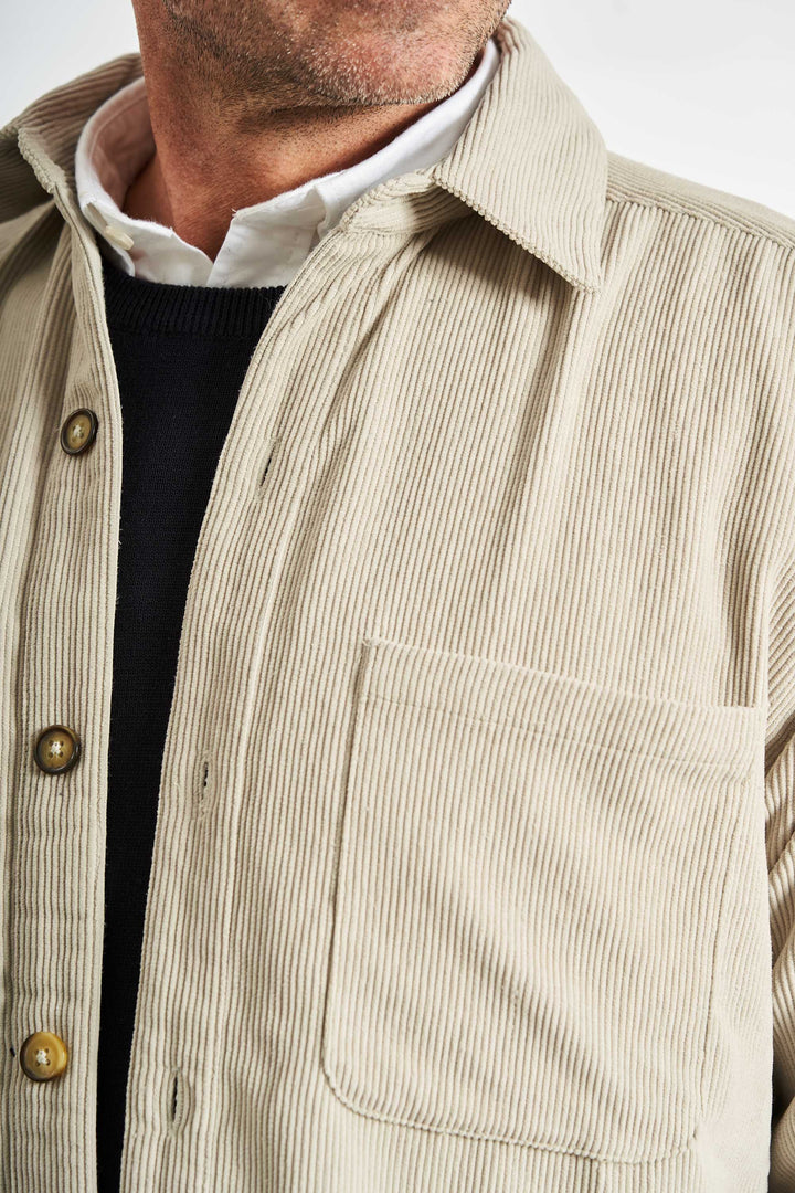 Overshirt 'Lunderskov' - Soft Sand