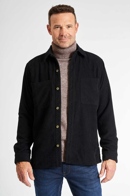Overshirt 'Lunderskov' - Black