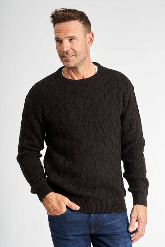 Striktrøje 'Kjellerup' - Black