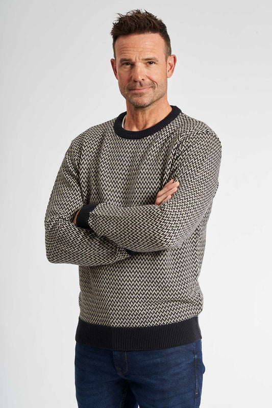 Striktrøje 'Karlslunde' - Dark Navy