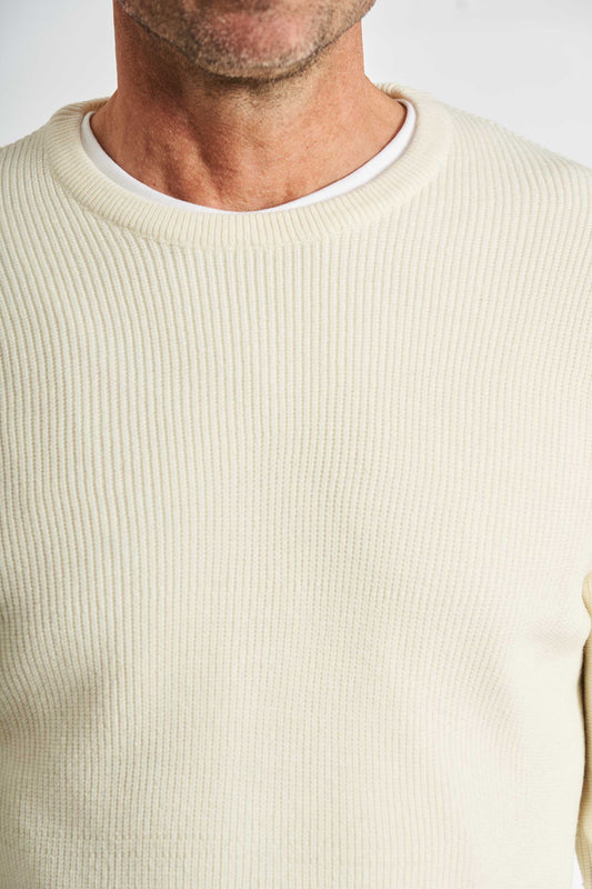 Struktur Strik 'Aars' - Cloud Dancer