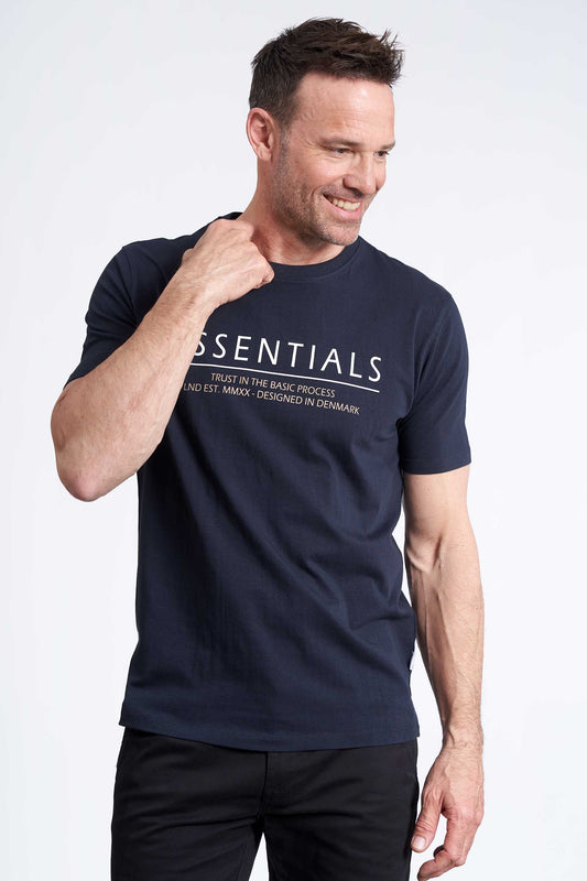 Logo T-Shirt 'Mern' - Dark Navy Three