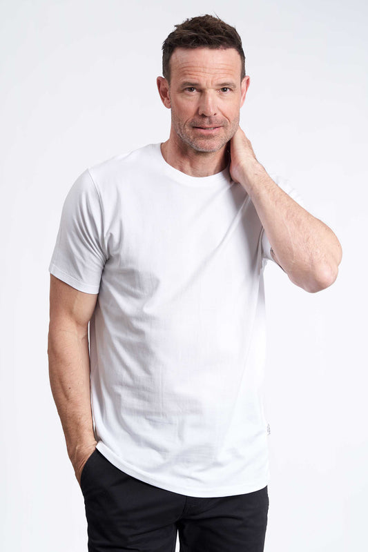 Logo T-Shirt 'Mern' - Optical White Three