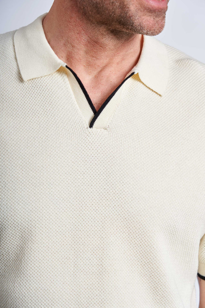 Strik Polo 'Havdrup' - Unbleached