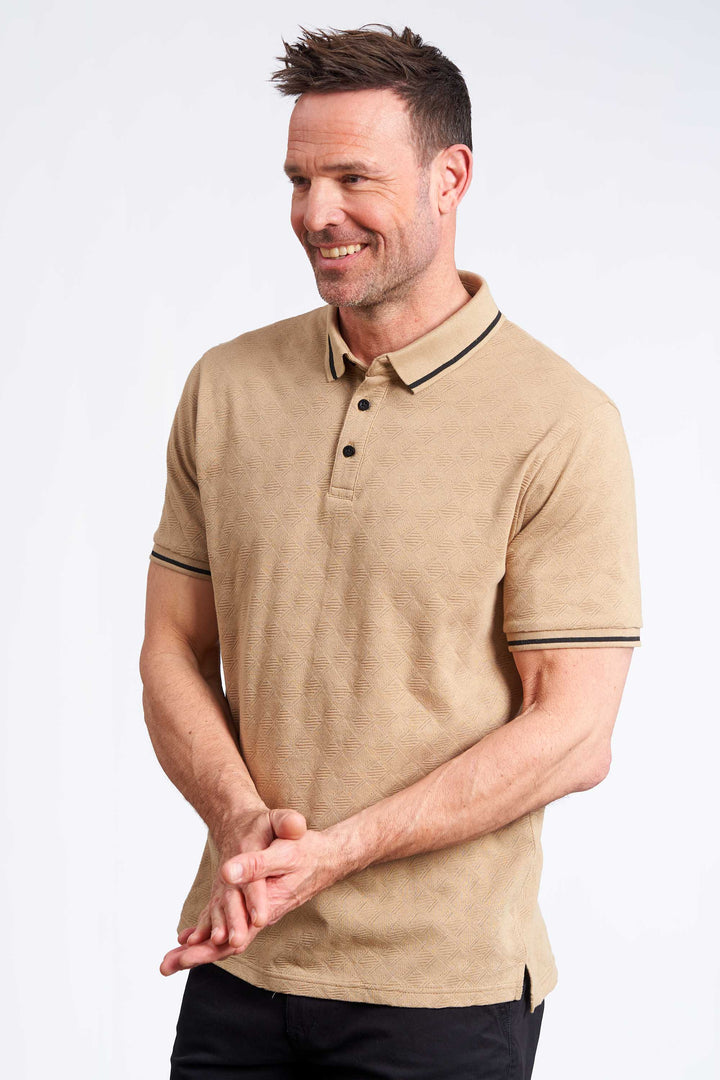 Strik Polo 'Gedved' - Cornstalk