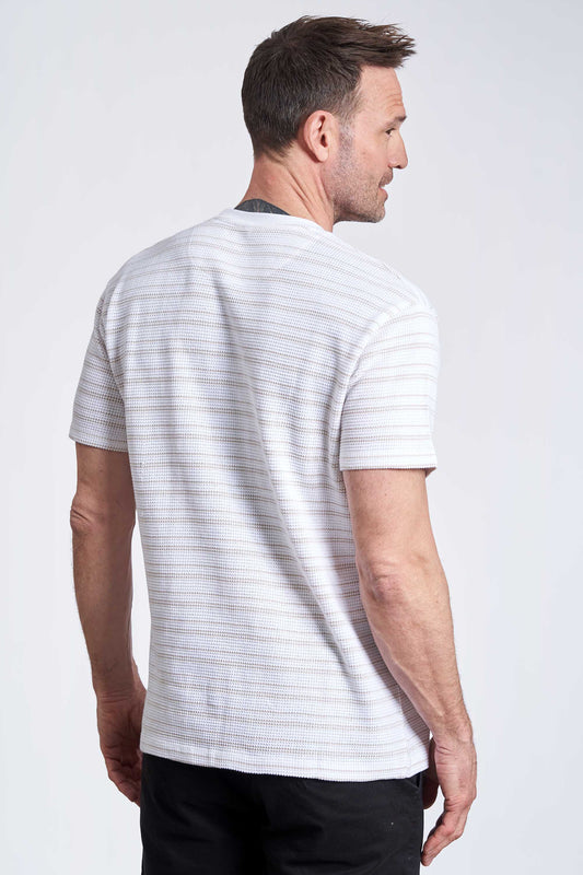 Strikket T-Shirt 'Grevinge' - 009 Striped 1