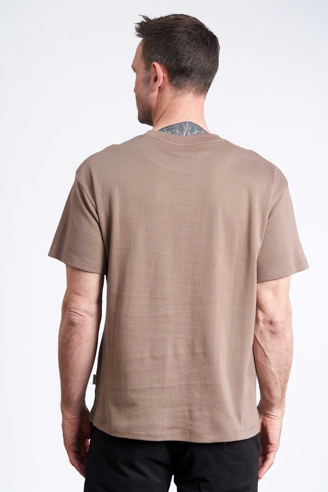 Box Fit T-Shirt 'Galten' - Walnut