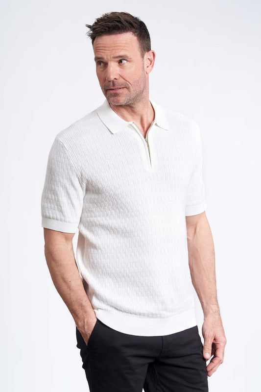 Strik Polo 'Holstebro' - Unbleached