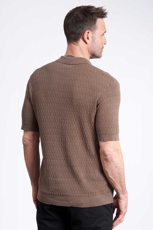 Strik Polo 'Holstebro' - Walnut