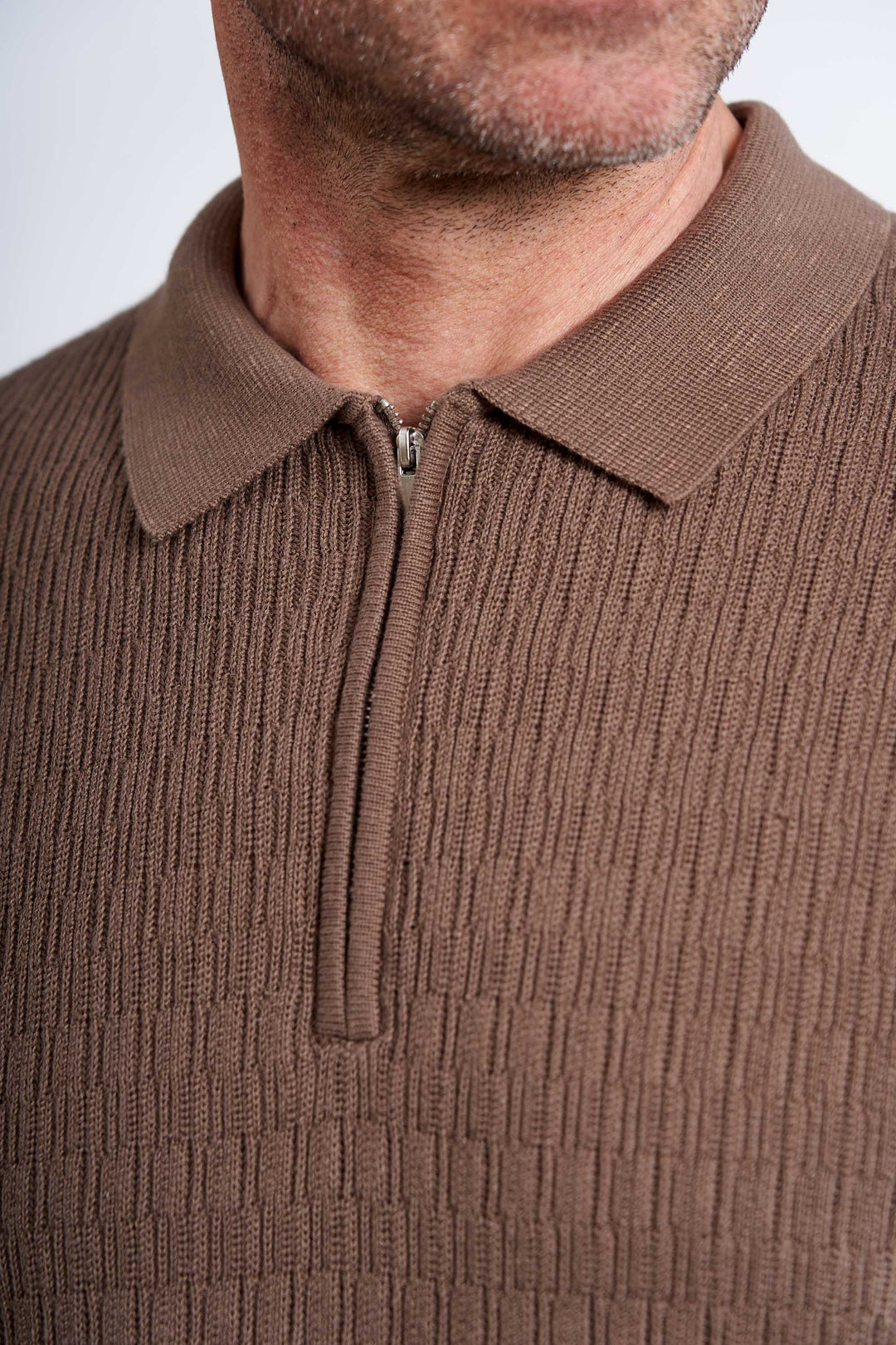Strik Polo 'Holstebro' - Walnut