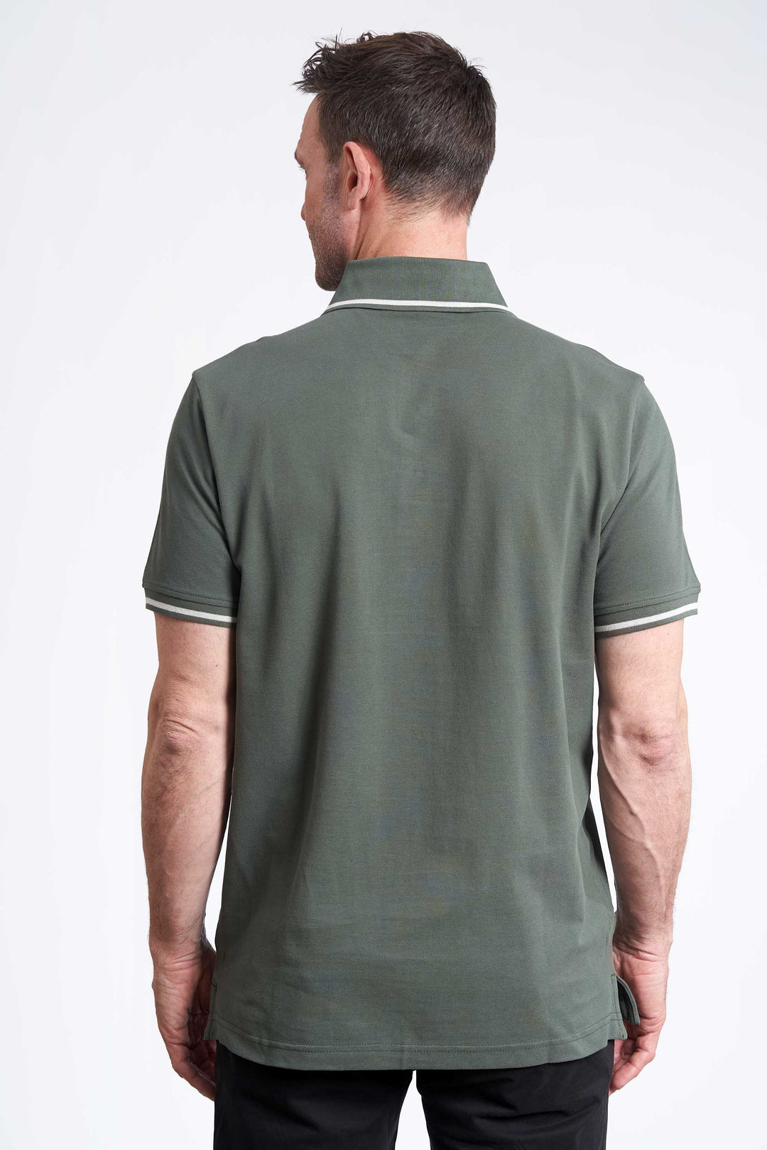 Polo Pique 'Feifer' - Light Army / Solid