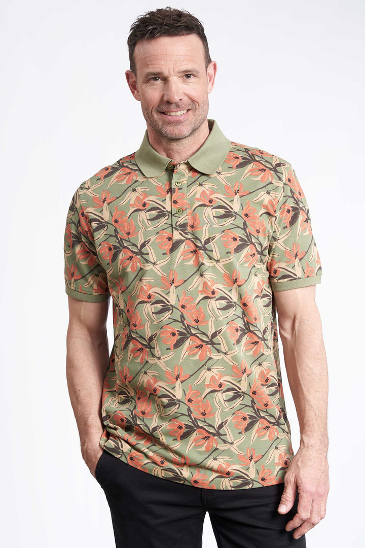 Polo Pique 'Feifer' - Light Army / AOP