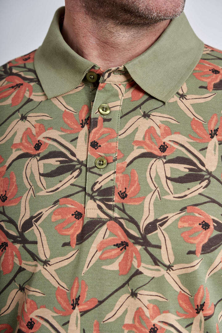 Polo Pique 'Feifer' - Light Army / AOP