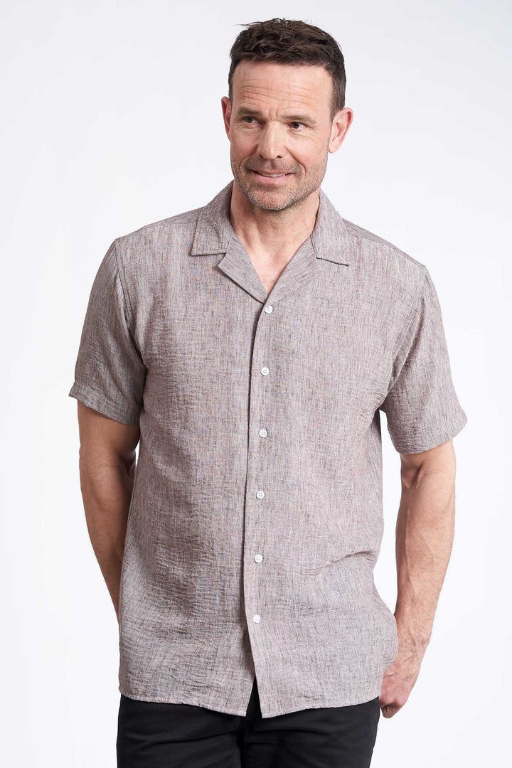 K/æ Skjorte 'Marius' - Brown melange