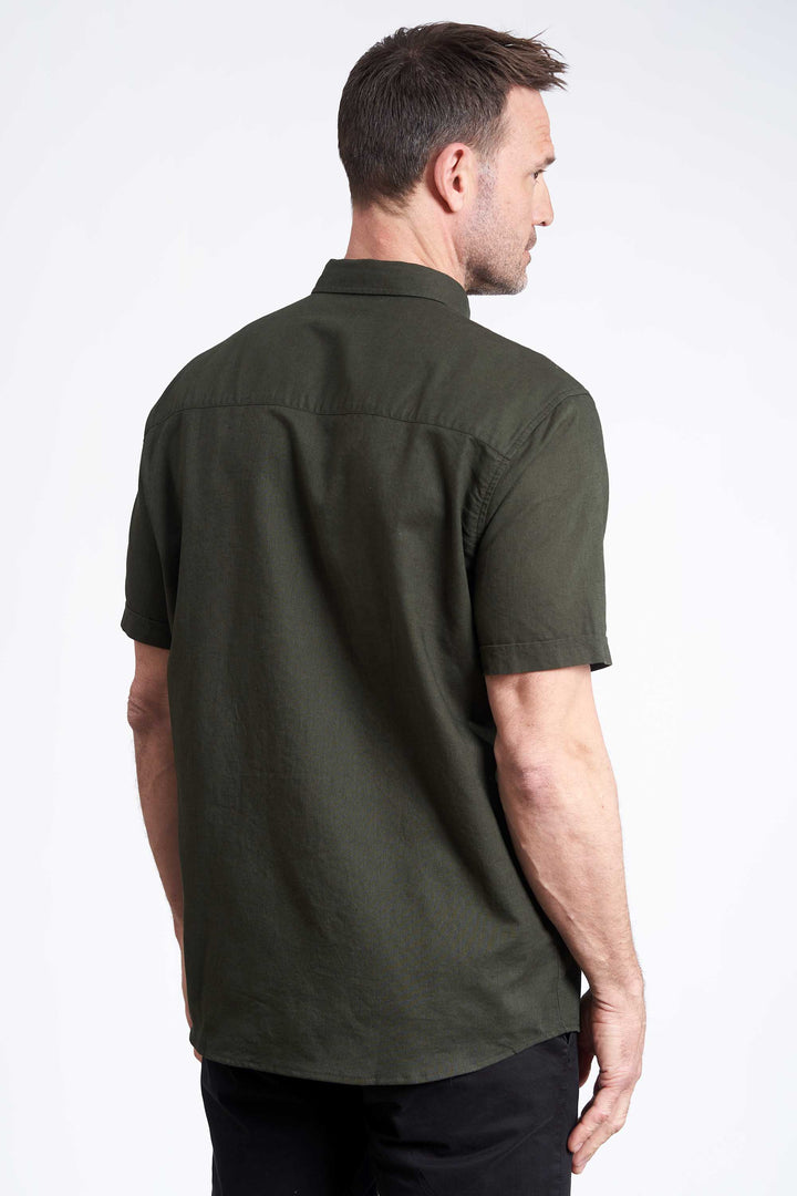 K/æ Hørmix Skjorte 'Valder' - Dark Green