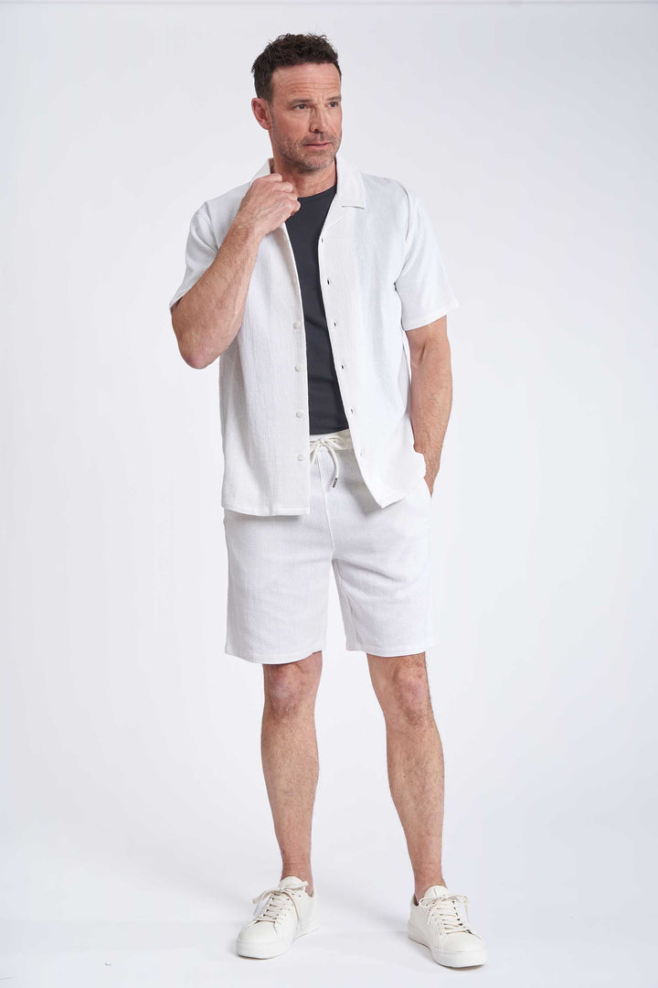 K/æ Skjorte 'Hedensted' - Off White Mix
