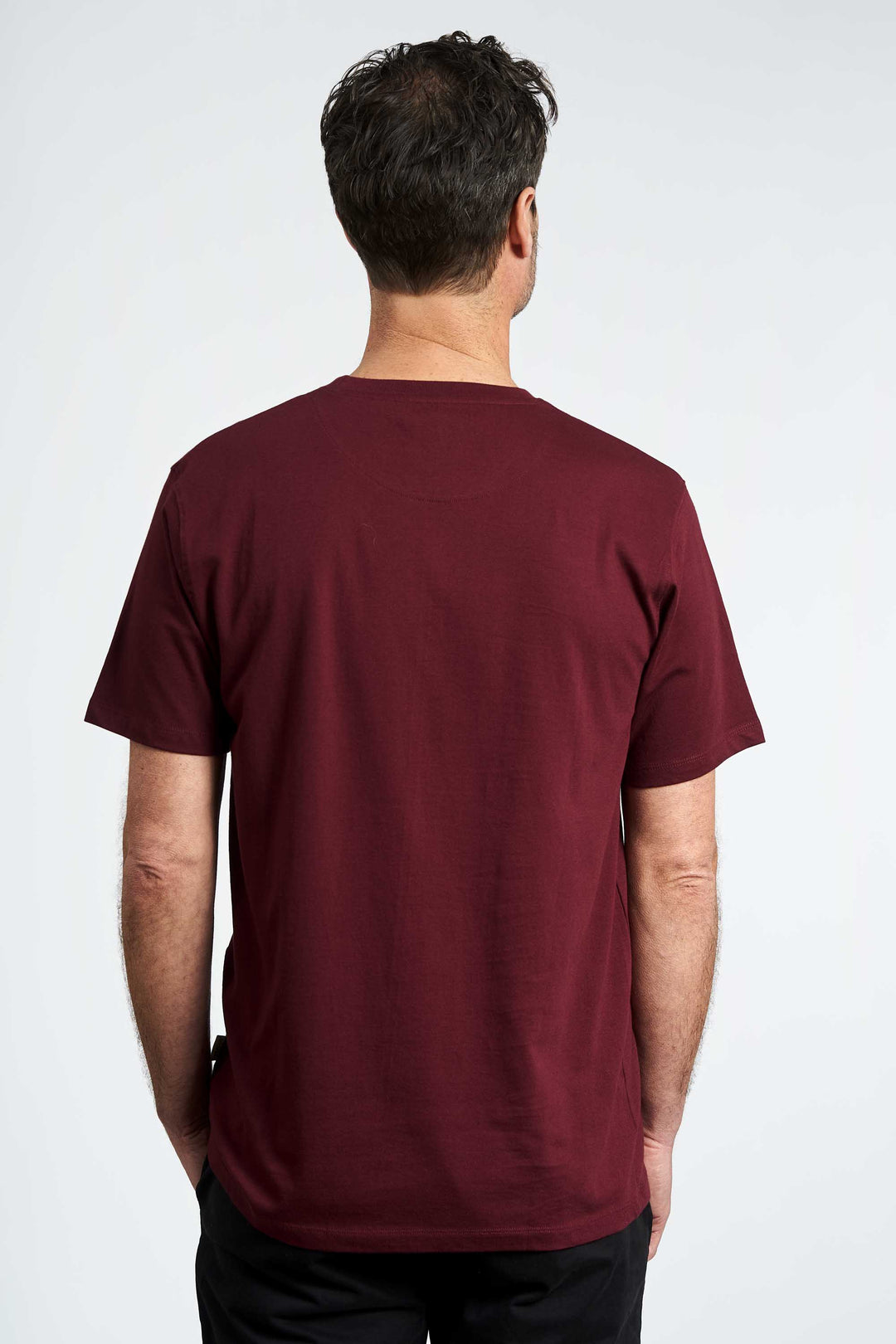 T-shirt 'Dollerup' - Wine