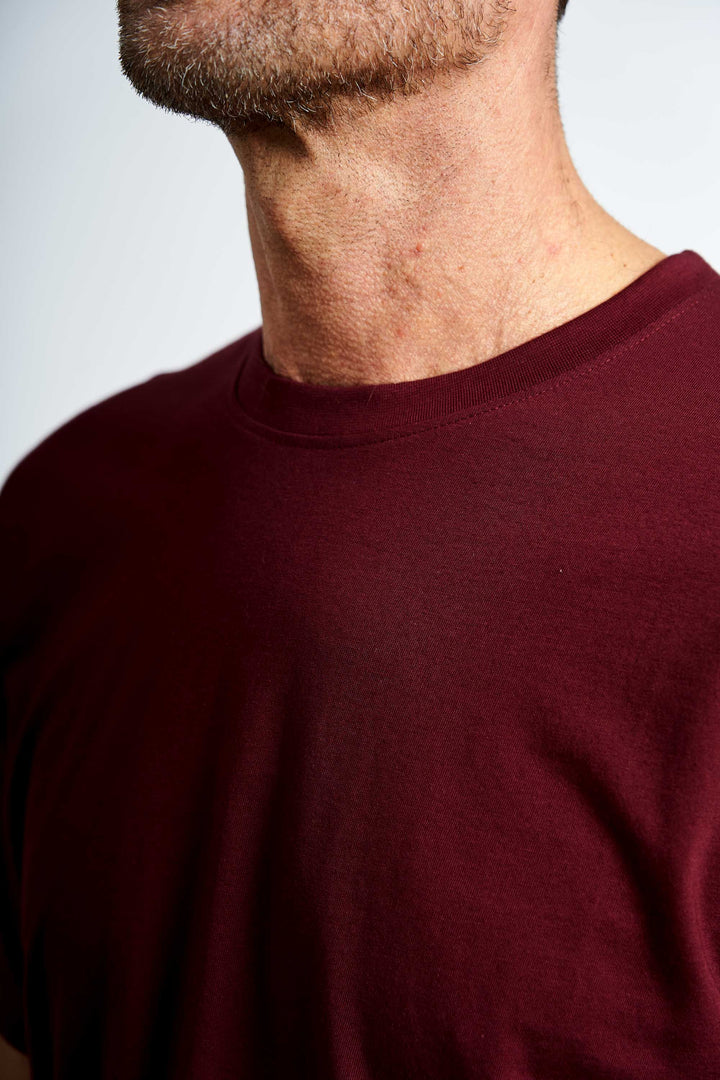 T-shirt 'Dollerup' - Wine