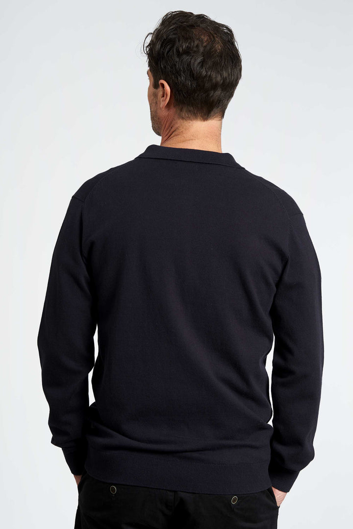 Strikket Cardigan 'Gadstrup C' - Dark Navy