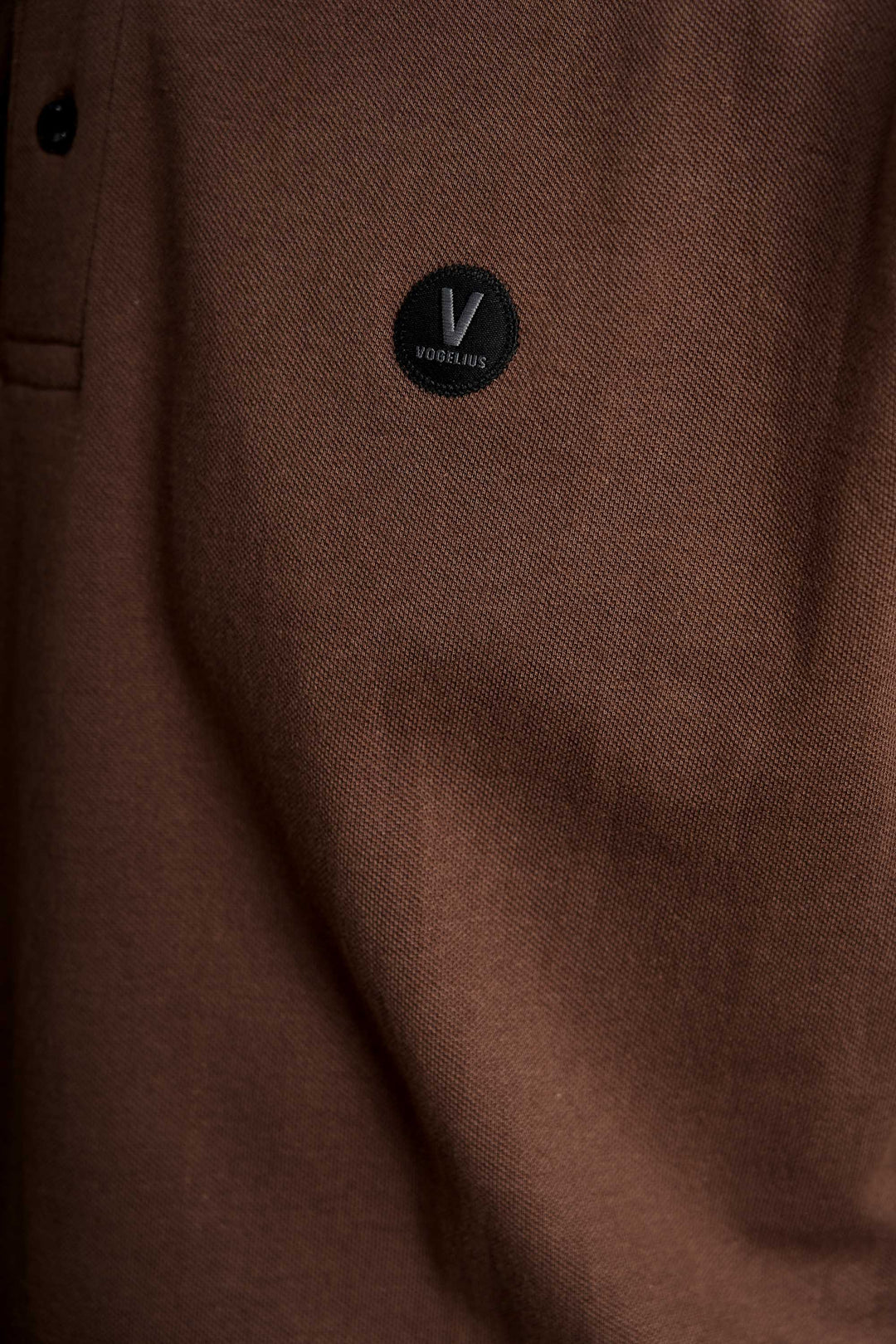 Polo 'Bording' - Dark Latte