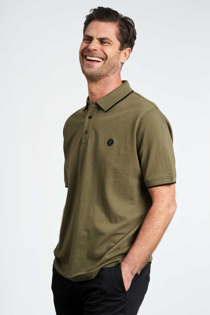 Polo 'Bording' - Army