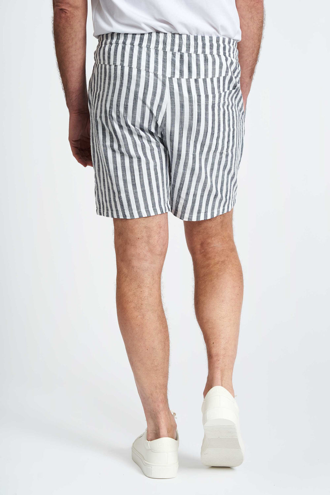 Shorts 'Vorbasse' - Dark Navy Striped