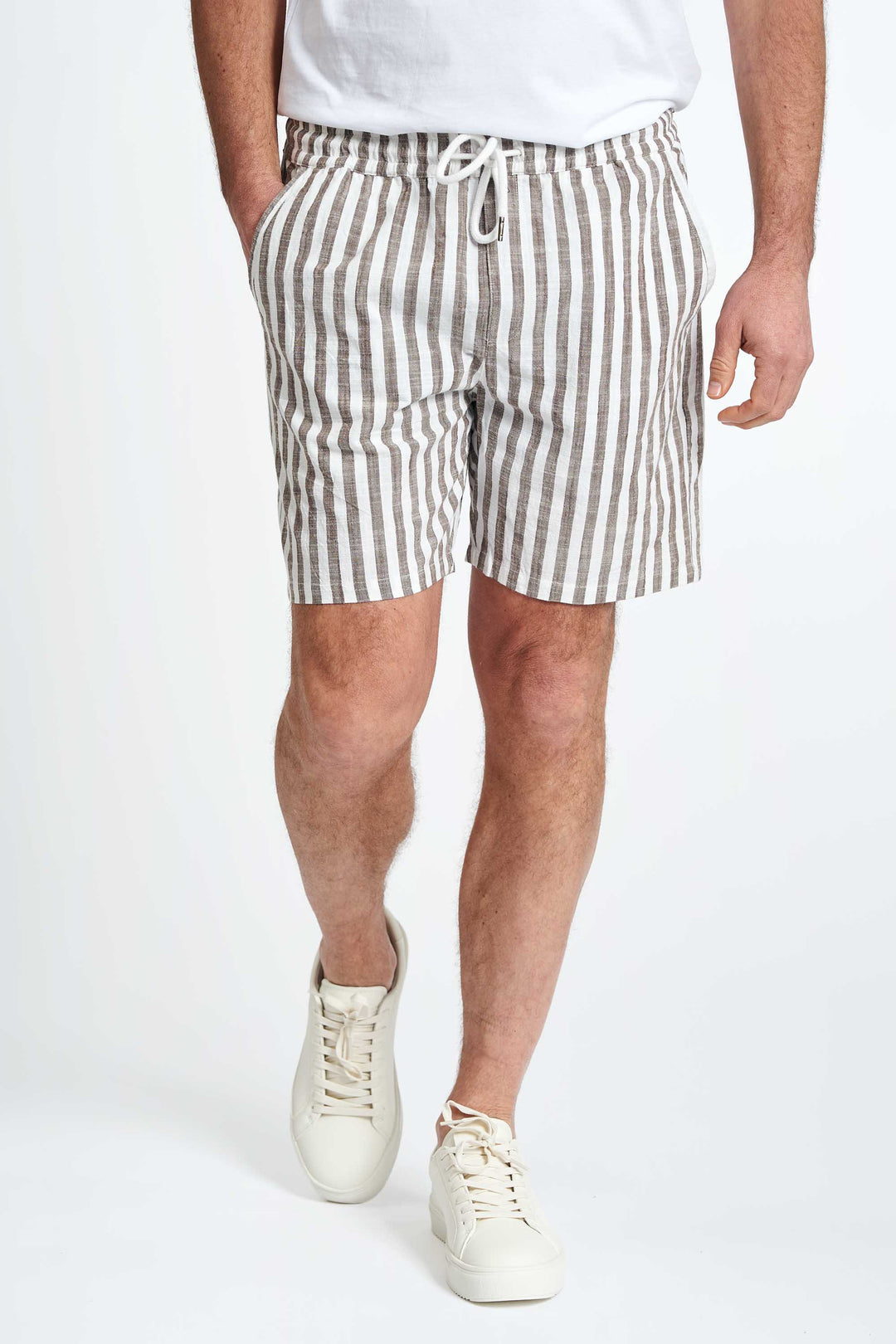 Shorts 'Vorbasse' - Mocca Striped