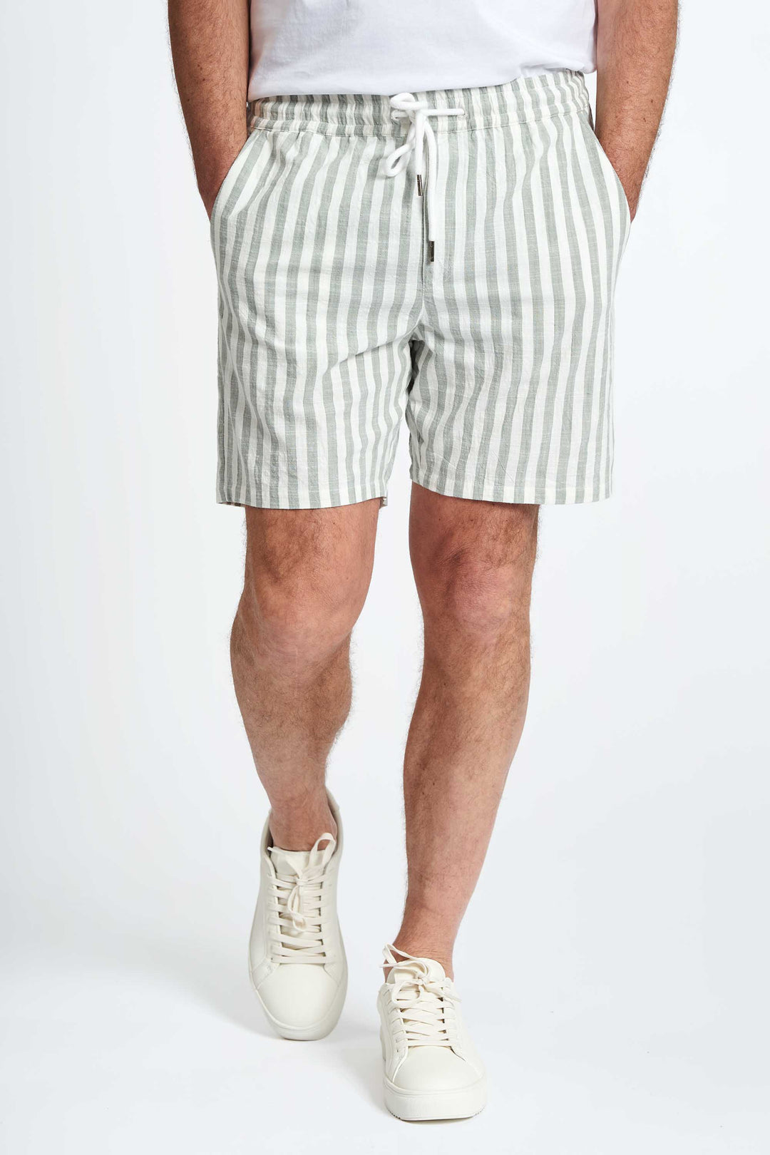 Shorts 'Vorbasse' - Seagrass Striped