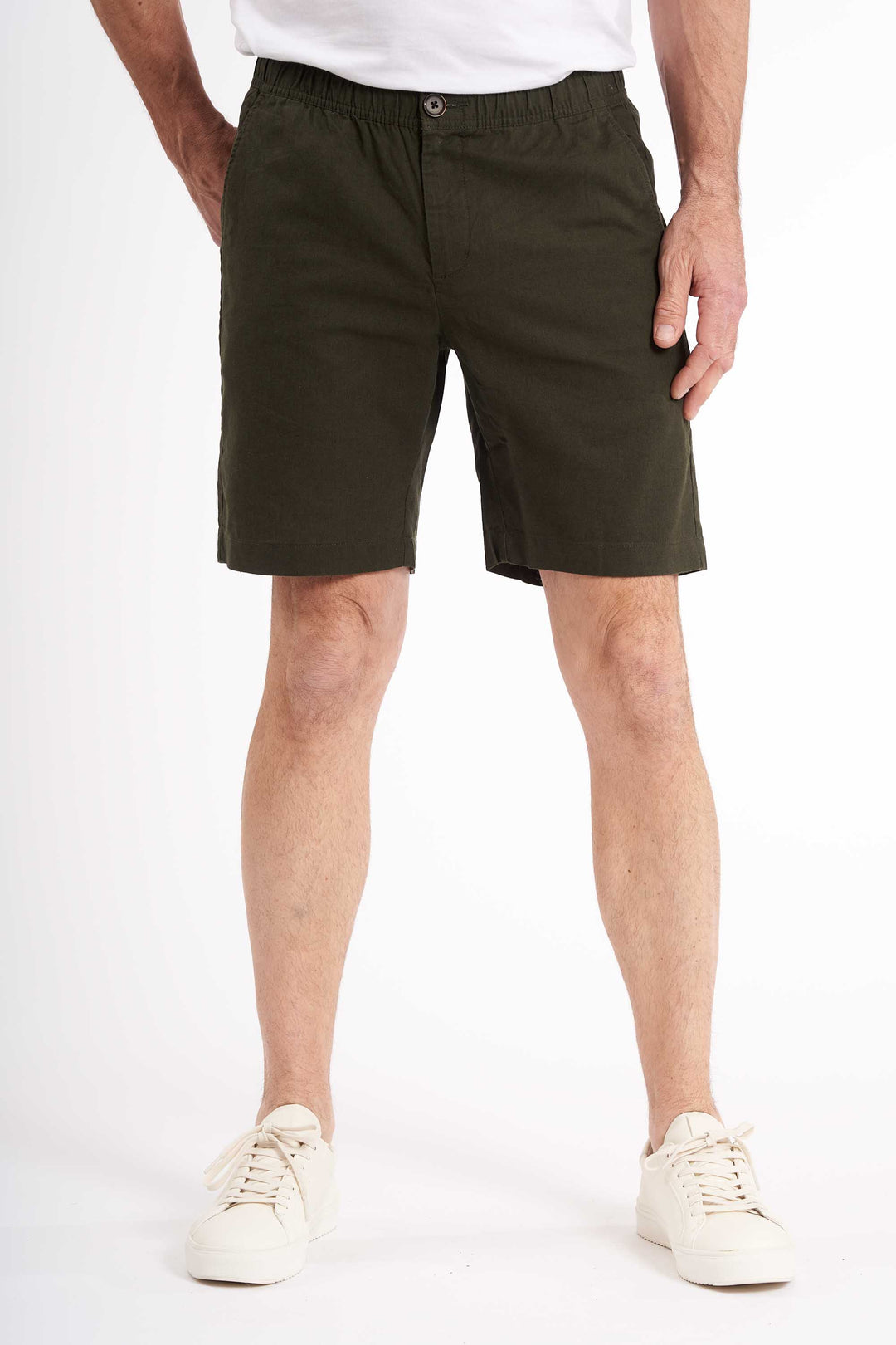 Shorts Hørmix 'Sigurd' - Dark Green