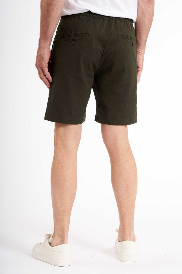 Shorts Hørmix 'Sigurd' - Dark Green