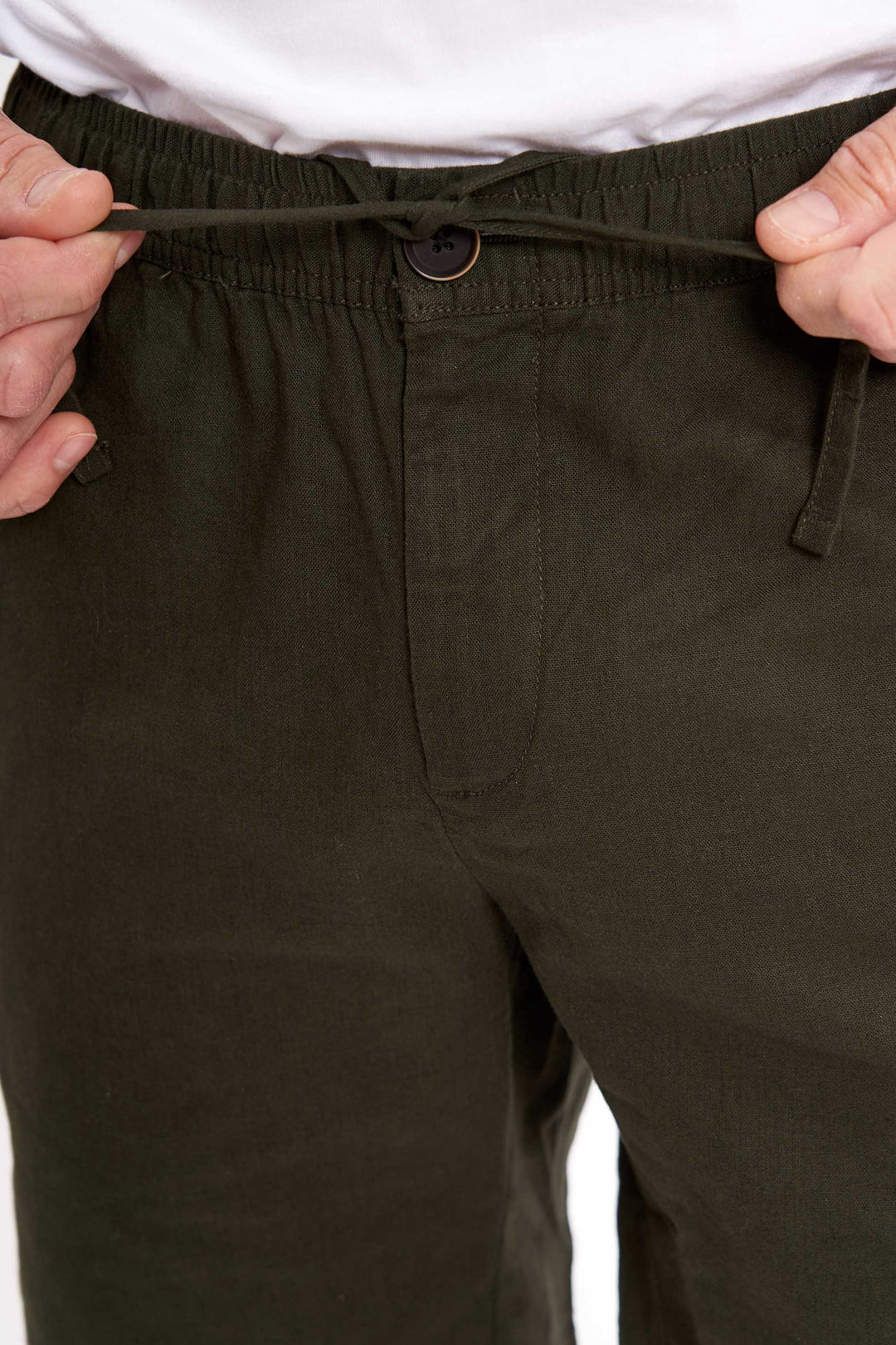 Shorts Hørmix 'Sigurd' - Dark Green