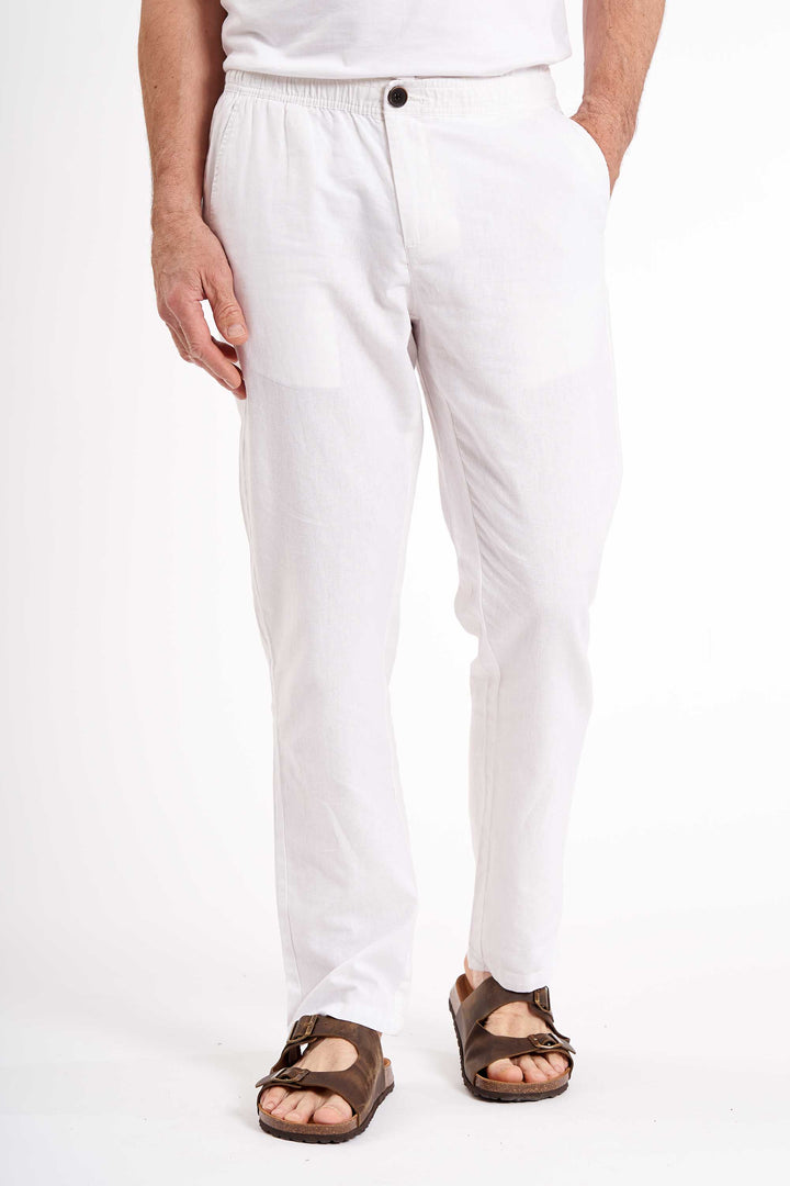 Bukser Hørmix 'Johan' - White