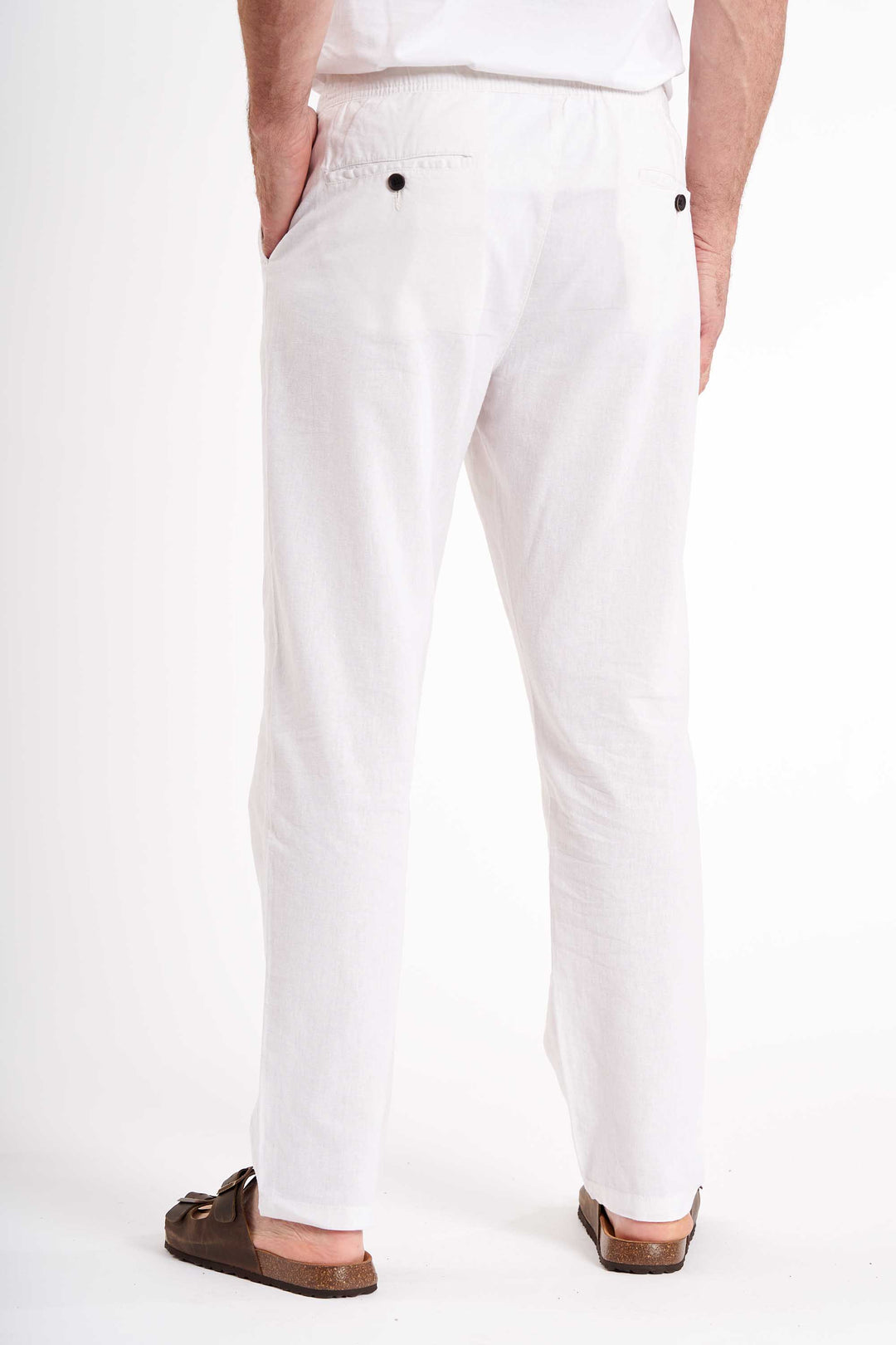 Bukser Hørmix 'Johan' - White