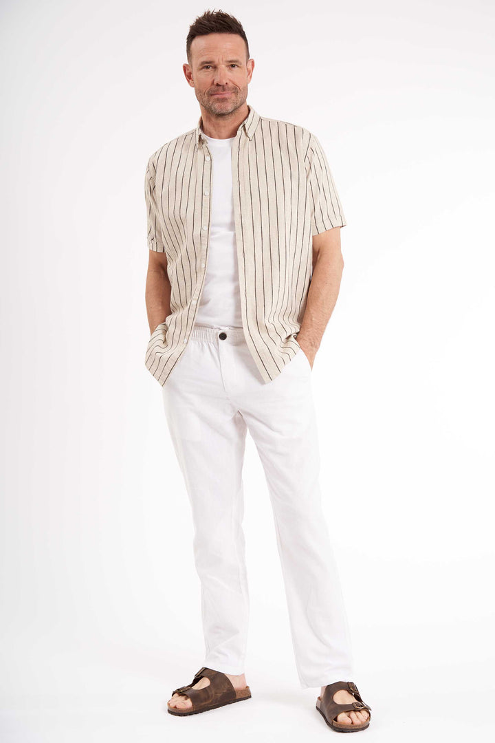 Bukser Hørmix 'Johan' - White