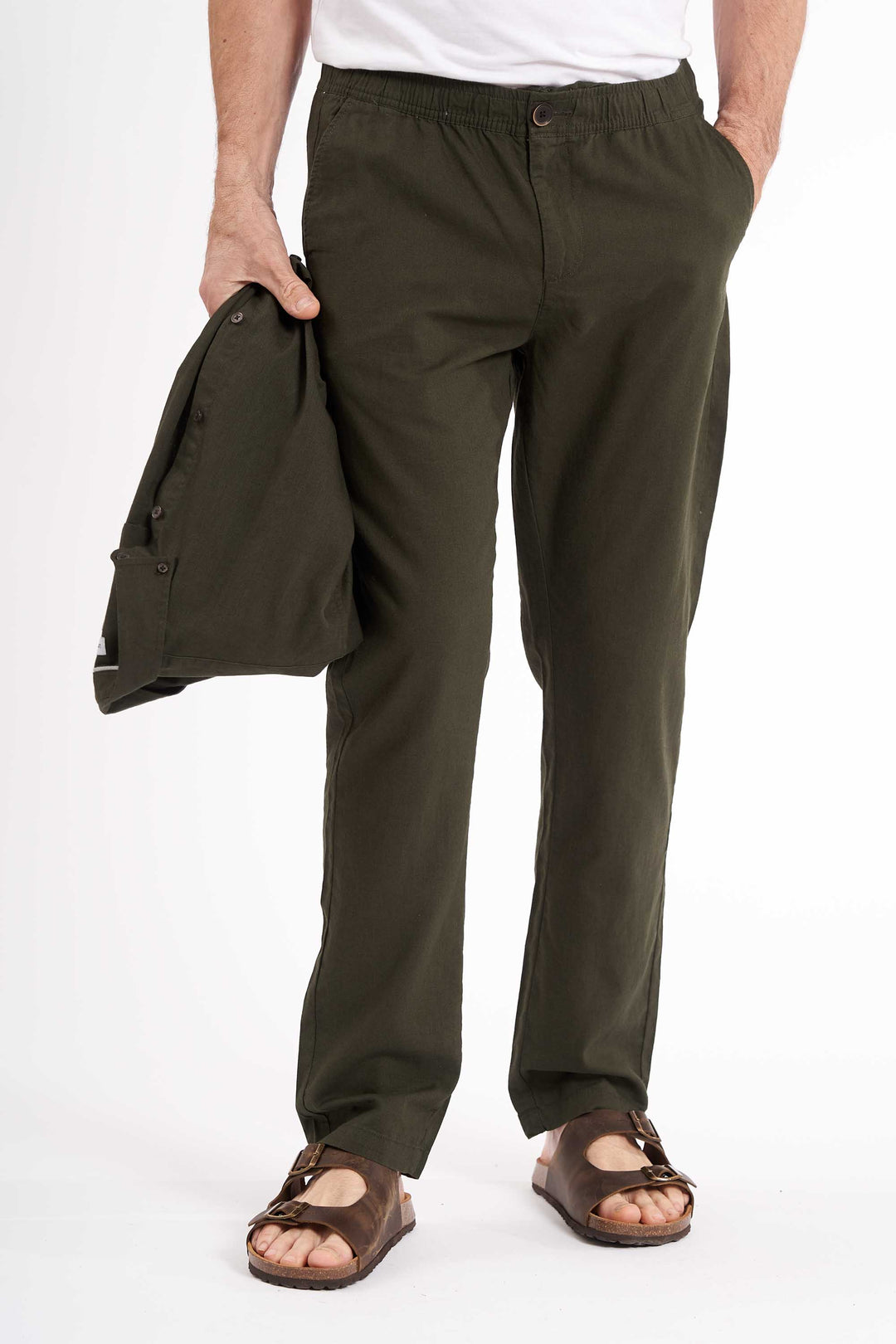 K/æ Hørmix Skjorte 'Valder' - Dark Green