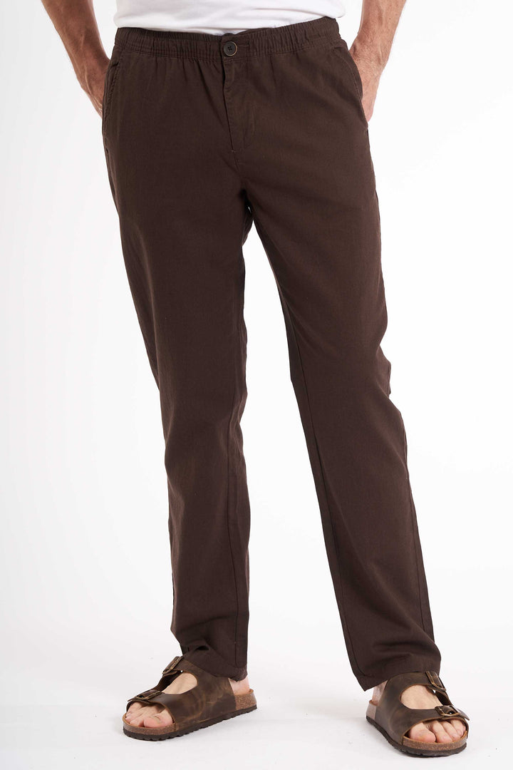 Bukser Hørmix 'Johan' - Brown