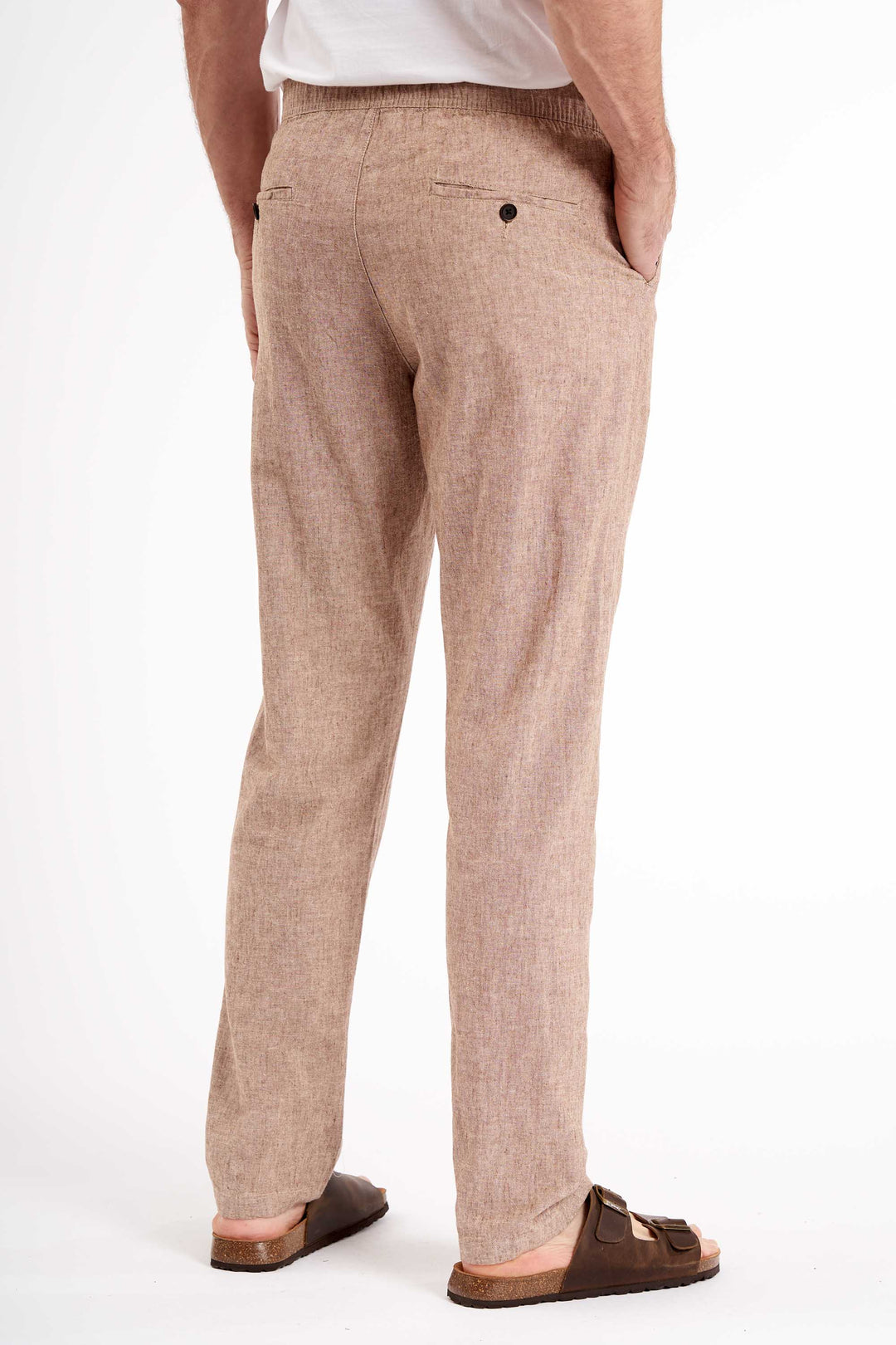 Bukser Hørmix 'Johan' - Coffee Melange