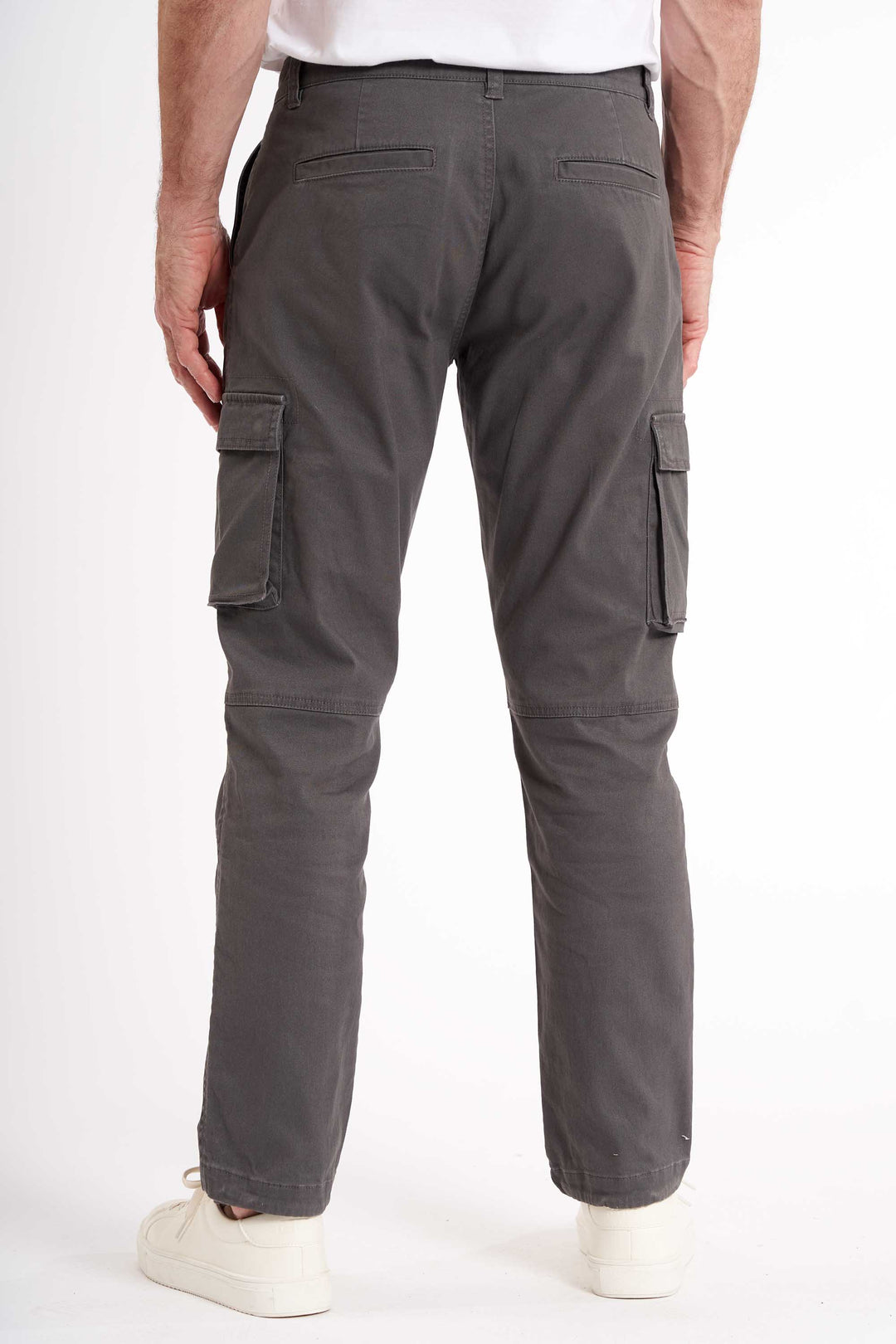 Cargo Pants 'Sporup' - Gray Pinstripe