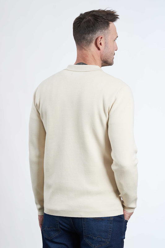 Strik Halfzip 'Vejlby' - Whitecap Grey