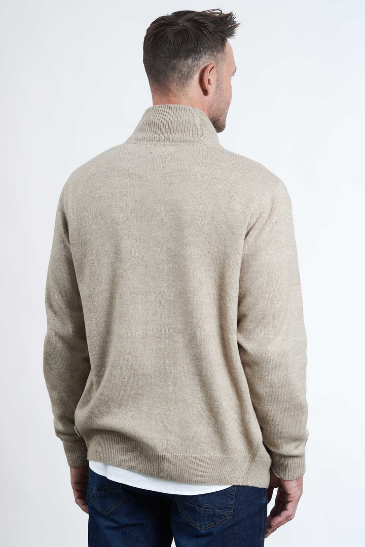 Cardigan m. Uld 'Lemming' - Crockery Melange