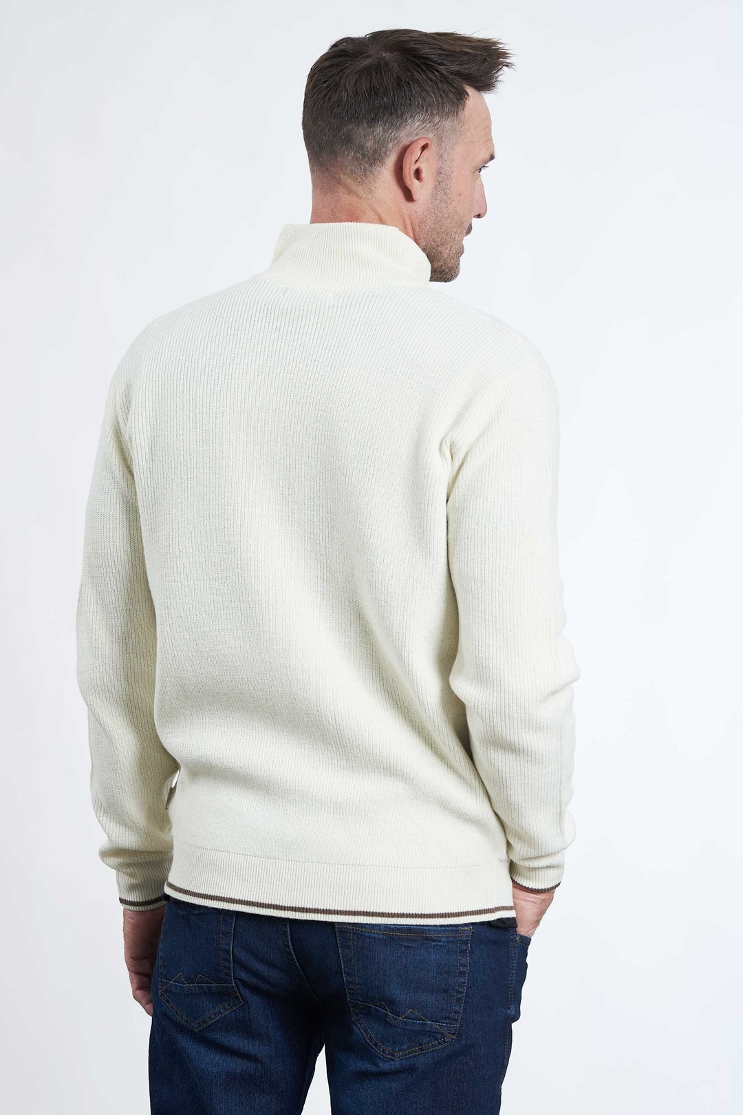 Strik Cardigan 'Hellum' - Cloud Dancer