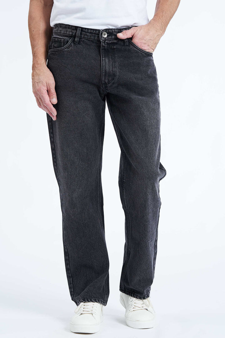 Regular Jeans 'Bredebro' - Black Used