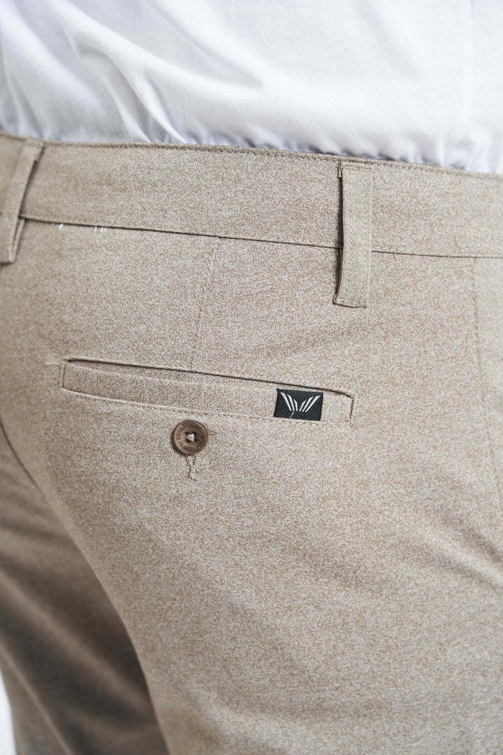 Performance Pants 'Arden' - Beige Melange