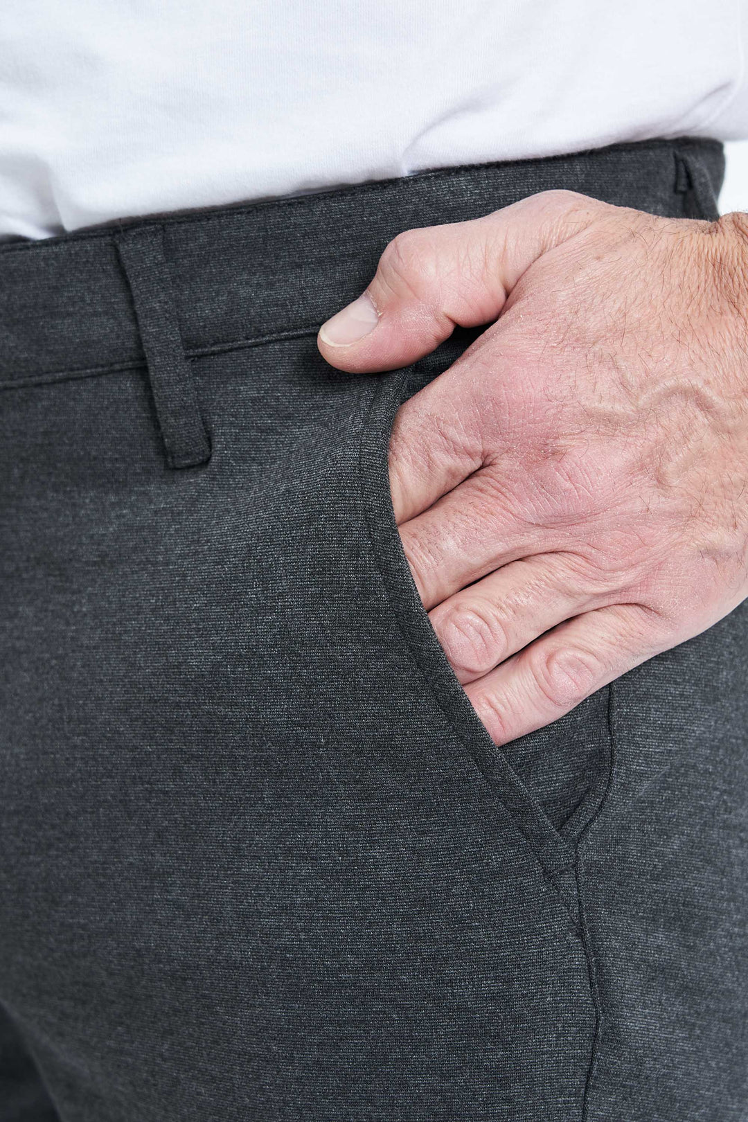 Performance Pants 'Arden' - Dark Grey Melange