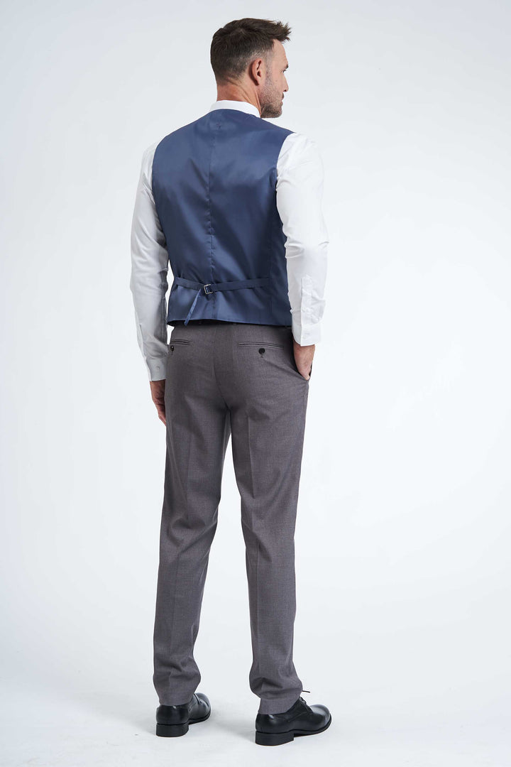Jakkesæt Vest 'Anton' - Grey Elegance